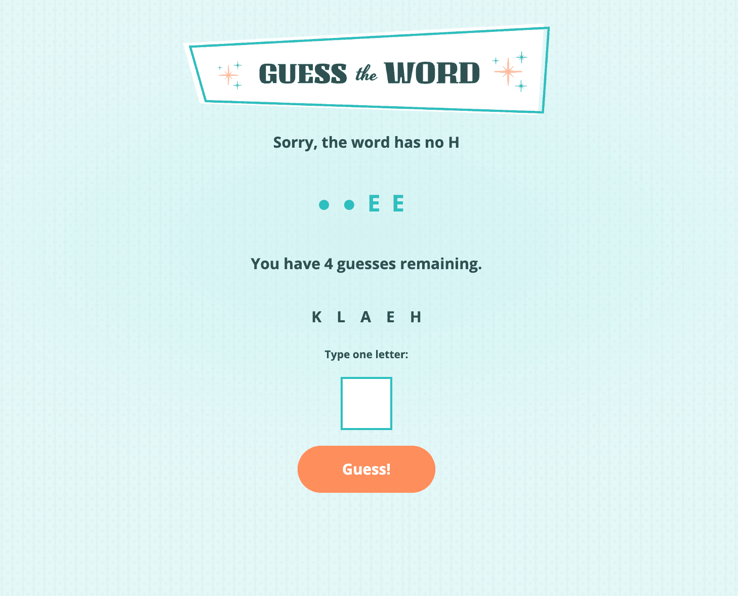 Guess the Word