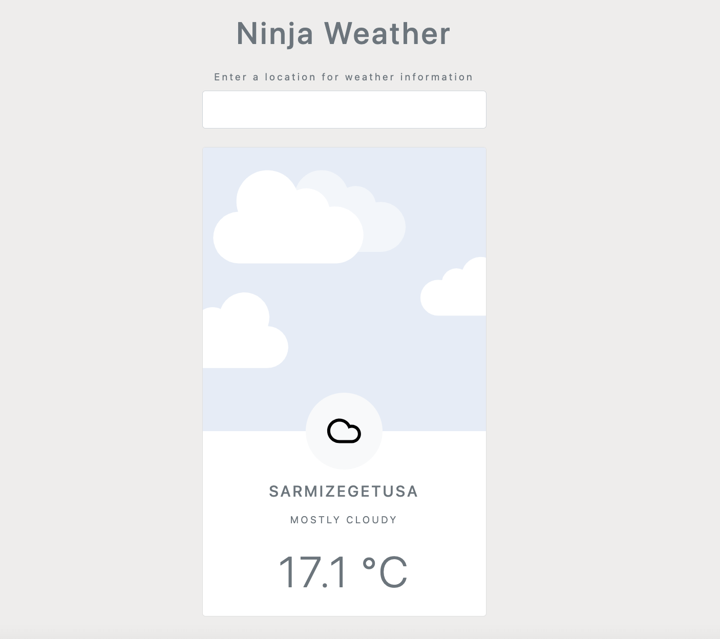 Weather App